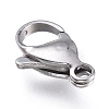 Tarnish Resistant 316 Surgical Stainless Steel Lobster Claw Clasps X-STAS-M281-01P-F-2