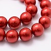 Shell Pearl Bead Strands BSHE-L026-08-12mm-3