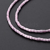 Glass Silk Stain Style Beads Strands GLAA-N047-001A-04-4