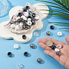 60Pcs 4 Colors Acrylic European Beads SACR-TA0001-80-6