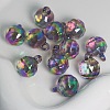 UV Plating Rainbow Iridescent Acrylic Pendants FIND-PW0015-12C-1