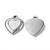 Non-Tarnish 304 Stainless Steel Pendants STAS-C066-02P-1