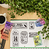 Custom Summer Theme PVC Plastic Clear Stamps DIY-WH0631-0140-3