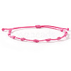 Adjustable Polyester Cord Braided Bracelets for Friendship Couple UP1845-1-1