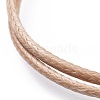 Unisex Korean Waxed Polyester Cord Bracelets BJEW-JB04597-03-2