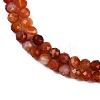 Natural Banded Agate Beads Strands G-P553-G09-02-4