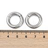 Ring 316 Surgical Stainless Steel Hoop Earrings EJEW-G416-19D-AS-5