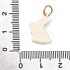 Printed 304 Stainless Steel Pendants SA-CBA59B8-02I-G-3