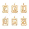 ARRICRAFT 6Pcs 6 Style Brass Pendants KK-AR0003-66-1