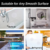 Flat Round PEVA Bathtub Non-Slip Stickers AJEW-CN0003-85A-4