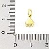 Real 18K Gold Plated Rack Plating Brass Enamel Charms KK-M293-28G-01-3