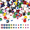  240Pcs 12 Colors Baking Painted Glass Beads DGLA-TA0001-01-9