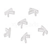 6Pcs 925 Sterling Silver Hollow Initial Beads STER-TA0001-53K-2