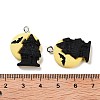 Halloween Theme Opaque Resin Pendants RESI-N039-90-3