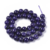 Natural Quartzite Jade Beads Strands LS-G-S150-57-10mm-1-2
