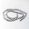 Electroplate Non-magnetic Synthetic Hematite Bead Strands G-F300-22A-01-2