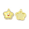 Rack Plating Alloy Crystal Rhinestone Pendants FIND-C018-28LG-02-1