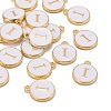 Golden Plated Alloy Charms LS-ENAM-S118-01I-4