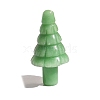 Natural Green Aventurine Carved Pine Tree Figurines Statues for Home Office Desktop Decoration PW-WG68457-08-1