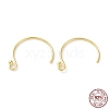 925 Sterling Silver Earring Hooks STER-E068-05G-1