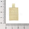 Real 18K Gold Plated Rack Plating Brass Enamel Pendants X-KK-M293-43G-01-3