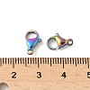304 Stainless Steel Lobster Claw Clasps STAS-T065-11mm-34RC-3