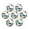 Chinese Style Alloy Pendants X-RESI-R431-07-RS-1