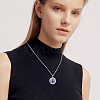 3Pcs 3 Styles Stainless Steel Hollow Essential Oil Diffuser Locket Pendant Necklaces NJEW-HS0001-26C-5
