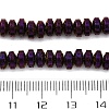 Electroplated Natural Lava Rock Beads Strands G-A256-E01-01I-4