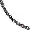 3Pcs 3 Colors Adjustable Stainless Steel Cable Chain Slider Bracelet Making AJEW-JB01232-4