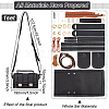 DIY PU Leather Shoulder Bag Kits DIY-WH0387-17A-2