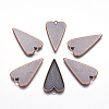 Tibetan Style Alloy Big Pendant Cabochon Settings LS-RLF11251Y-NF-1