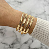 4Pcs 6 Styles Alloy Bangles WG70F83-15-1