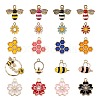 40Pcs 20 Style Alloy Enamel Pendant DIY-SZ0007-32-1