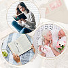 24Pcs 4 Colors Alloy Bookmark Findings FIND-GL0002-28-7