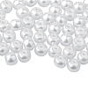 4mm Tiny Satin Luster White Glass Pearl Round Beads for Jewelry Making HY-PH0002-01-B-2