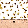 Picasso Spray Painted Glass Seed Beads SEED-T006-04-4-4