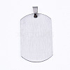 Non-Tarnish 201 Stainless Steel Quote Pendants STAS-T044-226P-2