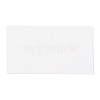 Rectangle Cardboard Earring Display Cards CDIS-P004-01-2