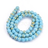 Natural Mashan Jade Beads Strands G-P232-01-J-6mm-2