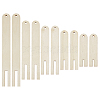 BENECREAT 2 Sets Arch Plywood Candle Wick Holders TOOL-BC0002-63-1