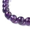 Natural Amethyst Beads Strands X-G-C073-8mm-3-6