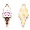 Alloy Enamel Pendants ENAM-R059-06A-RS-2