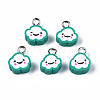 Handmade Polymer Clay Charms CLAY-N006-37B-01D-1