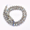 Natural Labradorite Beads Strands G-O166-08-6mm-2