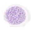Transparent Spray Painted Glass Beads EGLA-N018-4mm-02-1