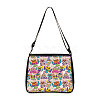 Owl Printed Polyester Shoulder Bags PW-WG8B7D6-08-1