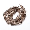 Natural Smoky Quartz Chip Beads Strands G-E271-117-2