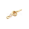 Brass Micro Pave Cubic Zirconia Pendants LS-KK-M321-01E-G01-2