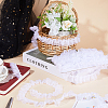 12.5 Yards Double Layers Polyester Lace Trim OCOR-GF0003-11C-6